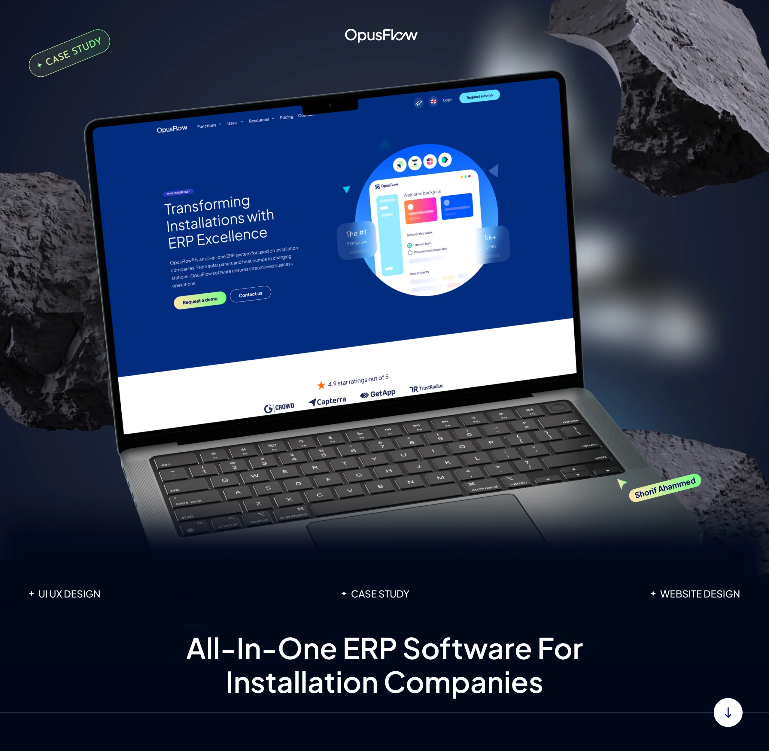 A MODERN WEBSITE FOR ERP ENTERPRISE SOFTWARE 