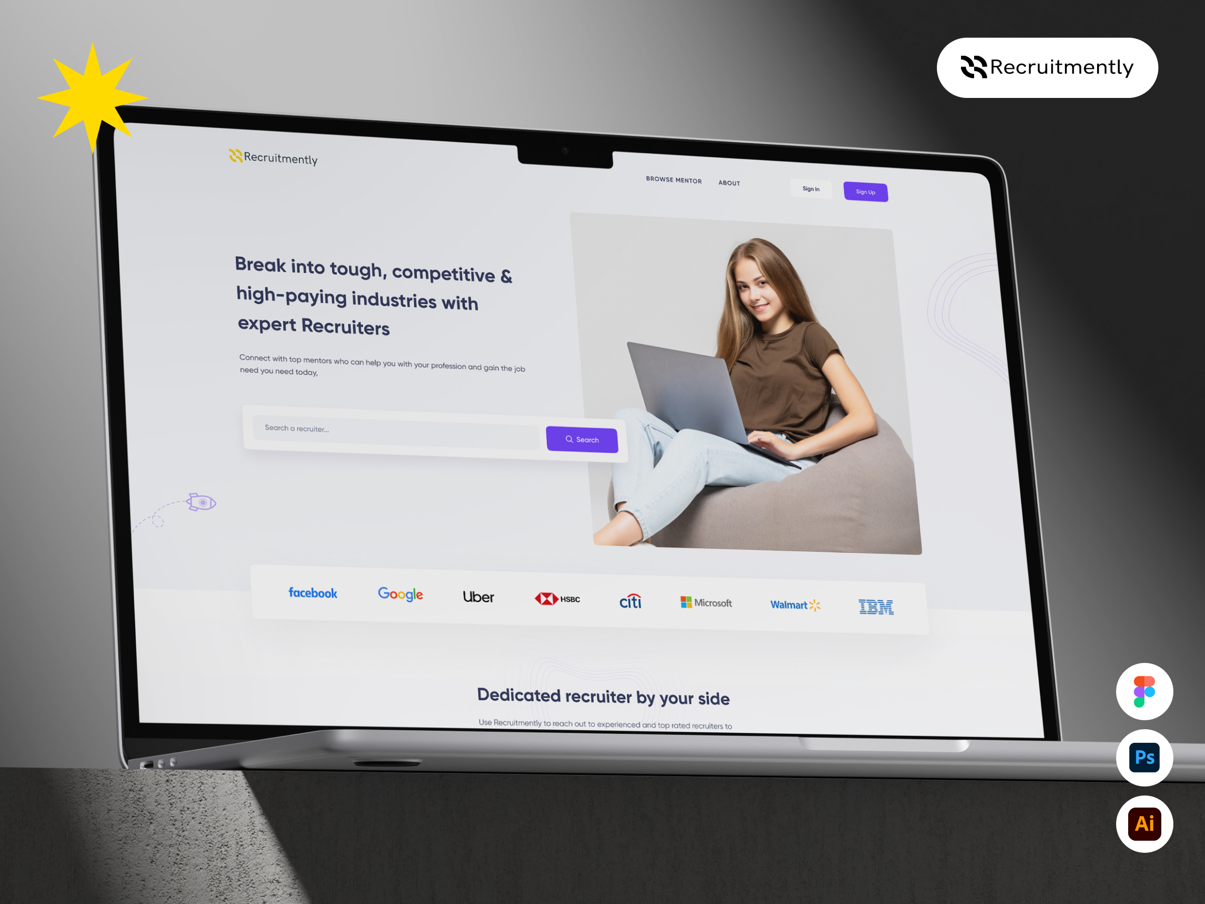 Recruiters Hiring Platform | Job Matching Website Design | UX/UI