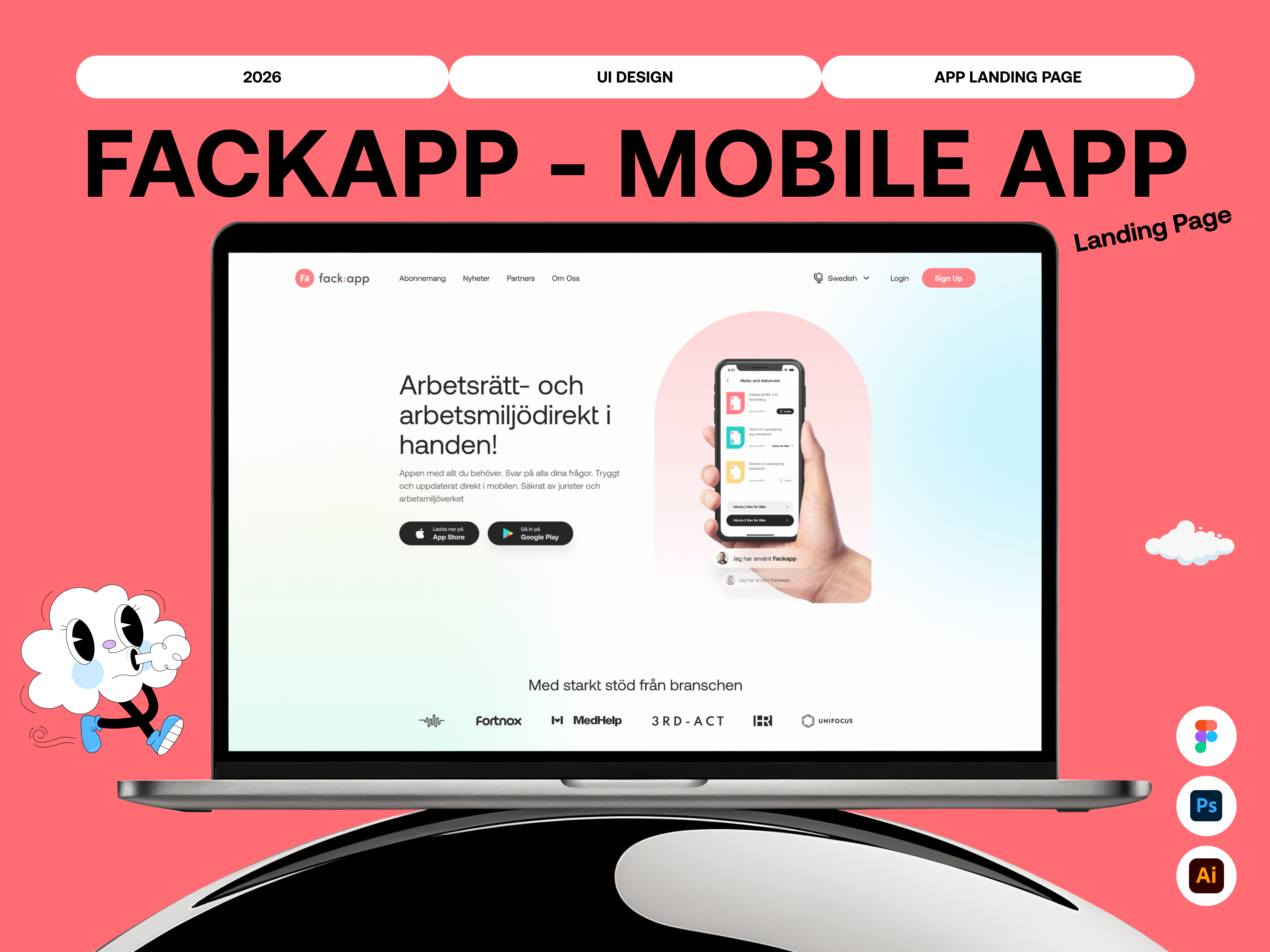 Fackapp | Mobile App Landing Page | Health & Wellness