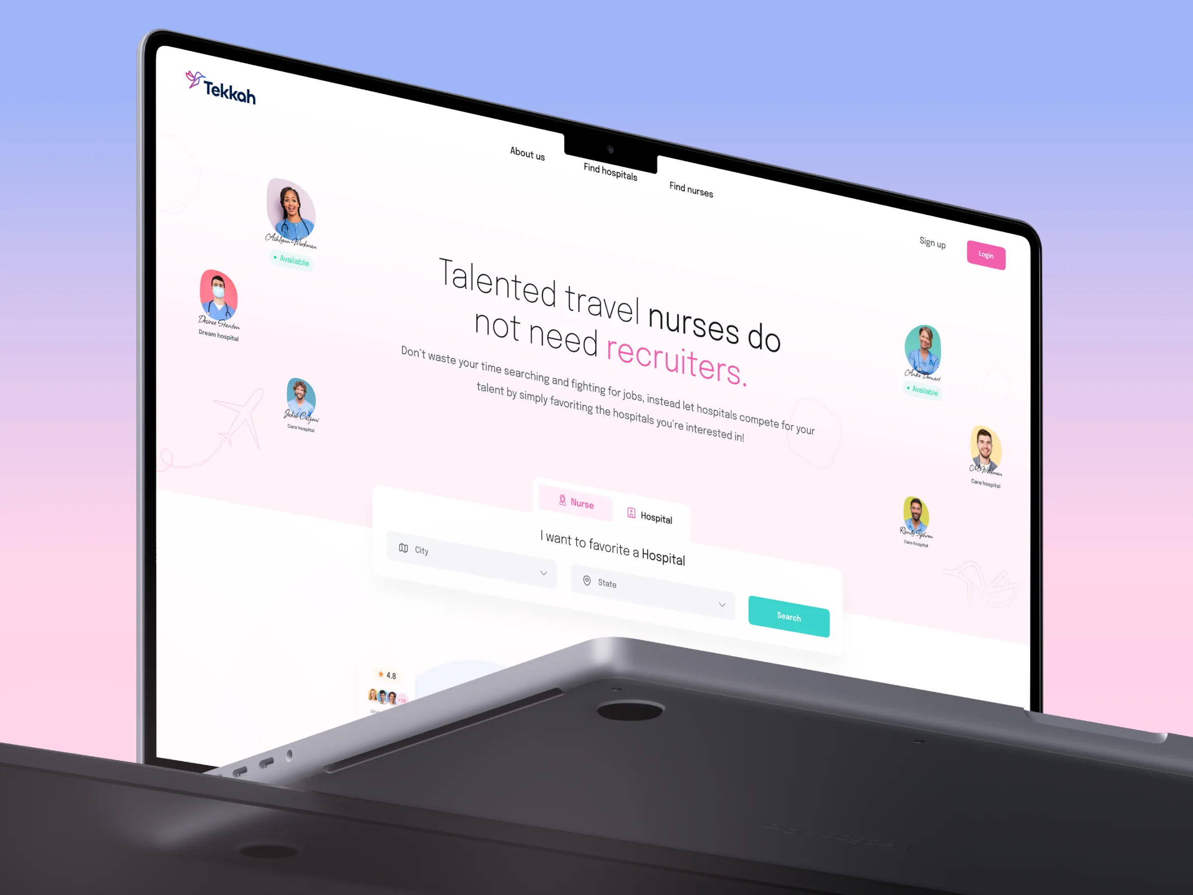 Tekkah – Hospital Healthcare Website Design