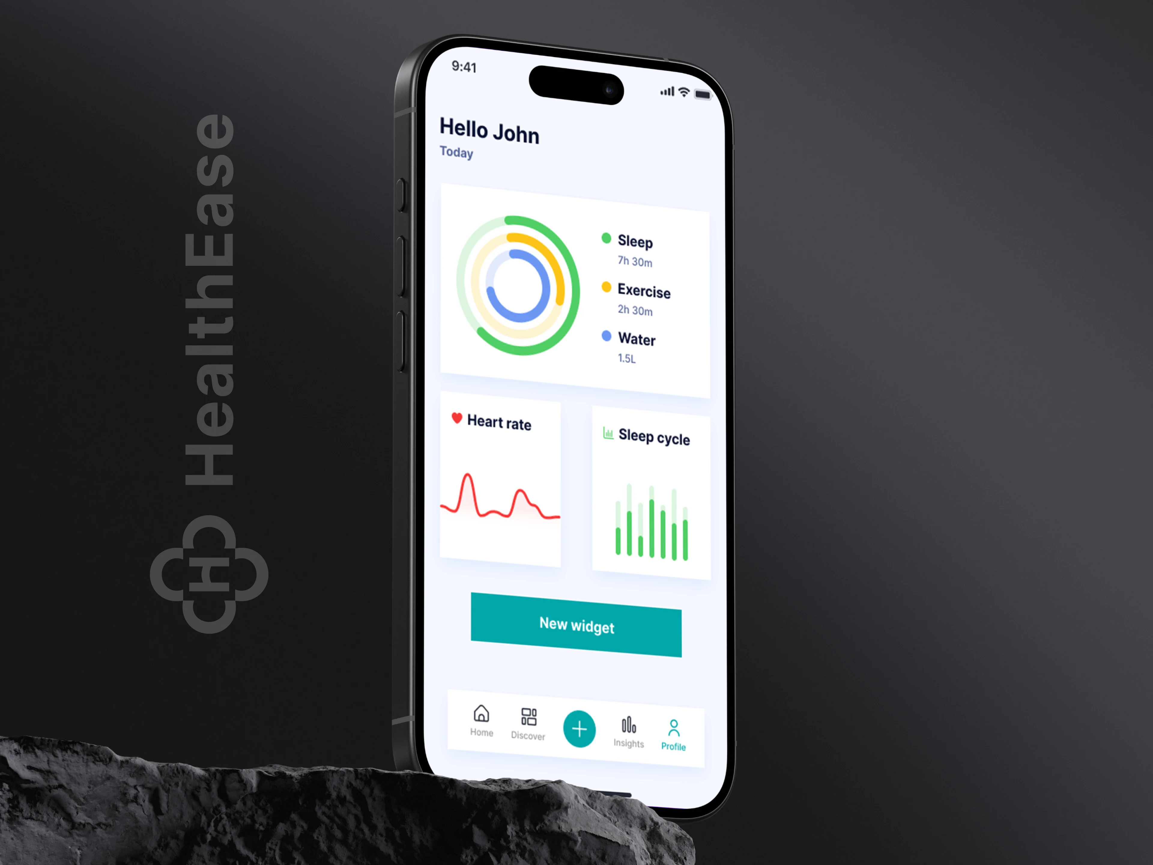 Health Ease – Health and Wellness App UI Design