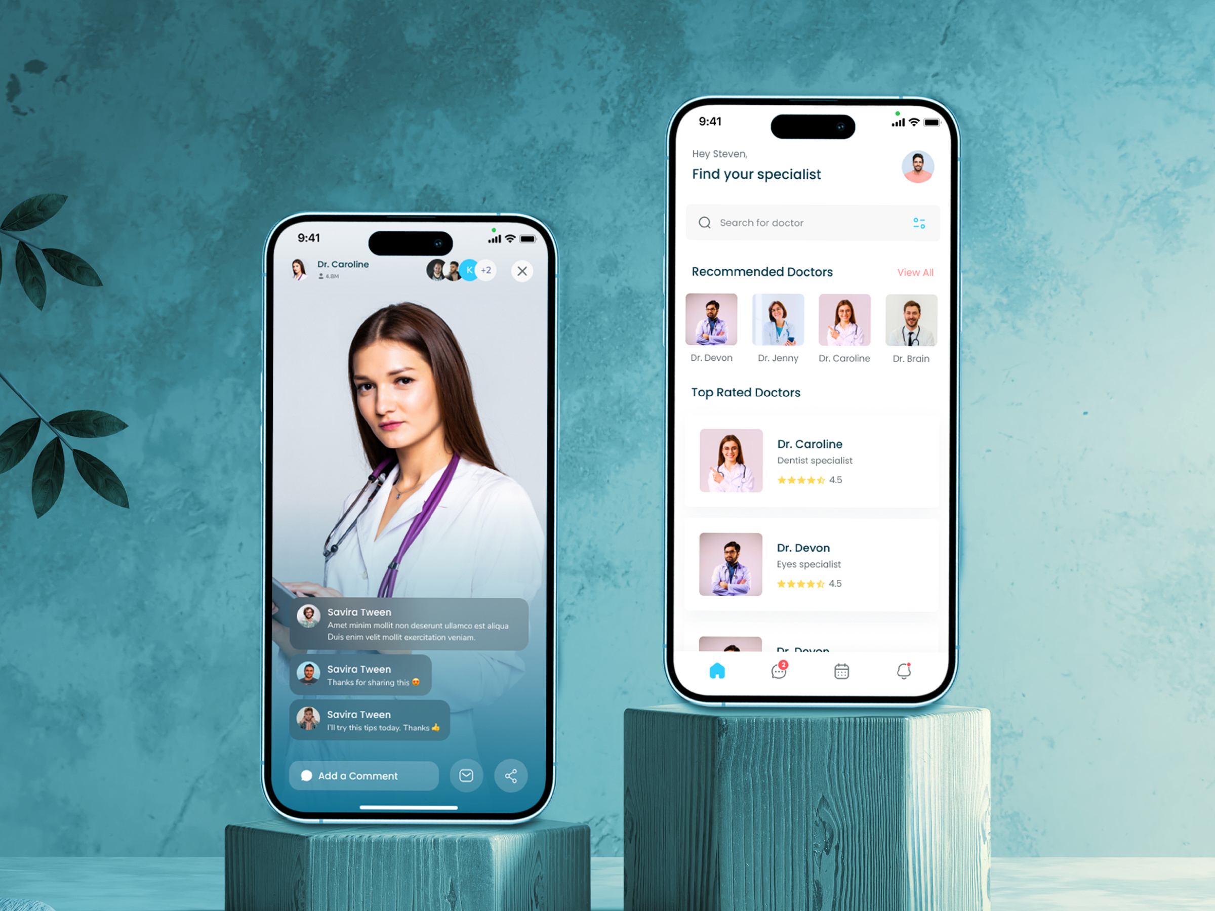 Doctorium | Online Doctor Consultation App | Mobile UI/UX