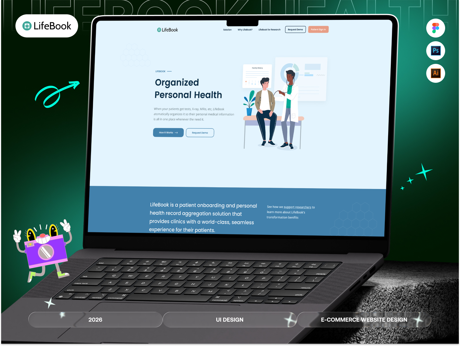 LifeBook Health | Medical Analytics Website | Patient Data Management