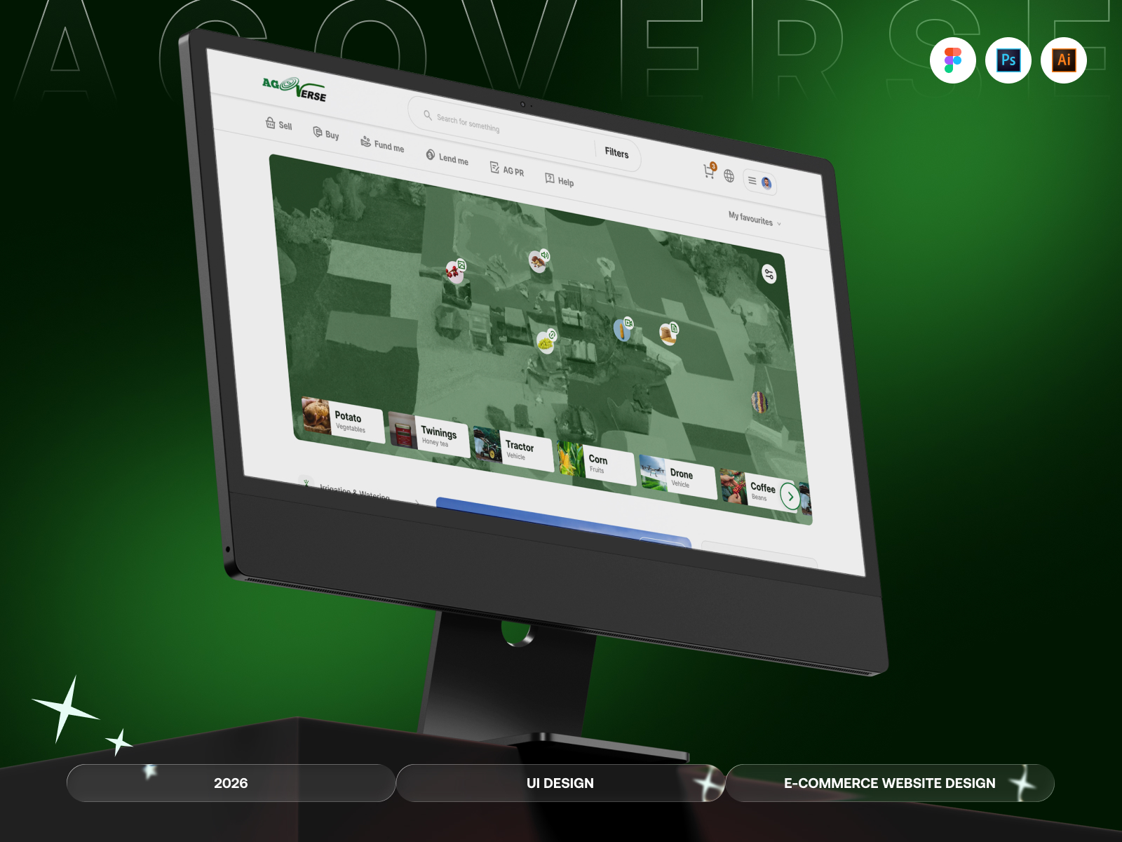 Agoverse – Agricultural Products & Services Website | E-Commerce & UI Design